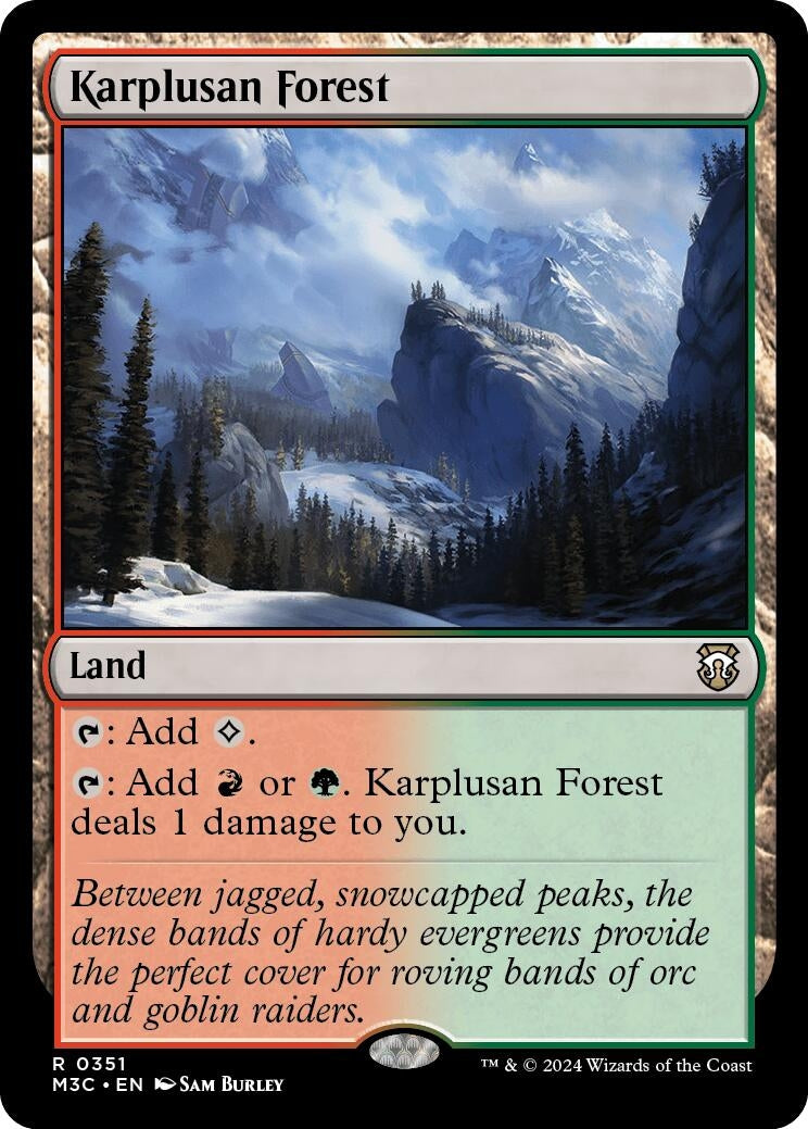 Karplusan Forest (351) (Commander: Modern Horizons 3)
