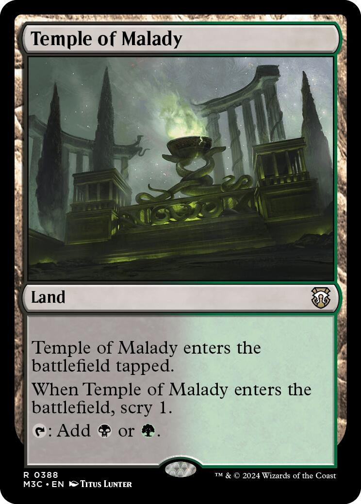 Temple of Malady (388) (Commander: Modern Horizons 3)
