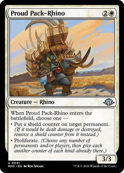 Proud Pack-Rhino (41) (Modern Horizons 3)