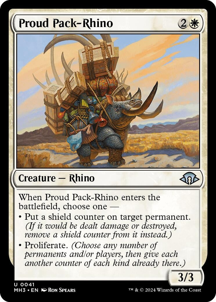 Proud Pack-Rhino (41) (Modern Horizons 3)