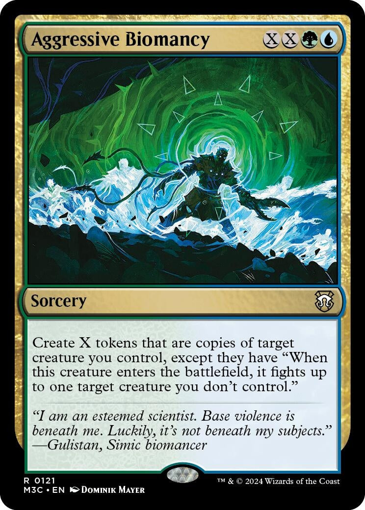 Aggressive Biomancy (121) (Commander: Modern Horizons 3)