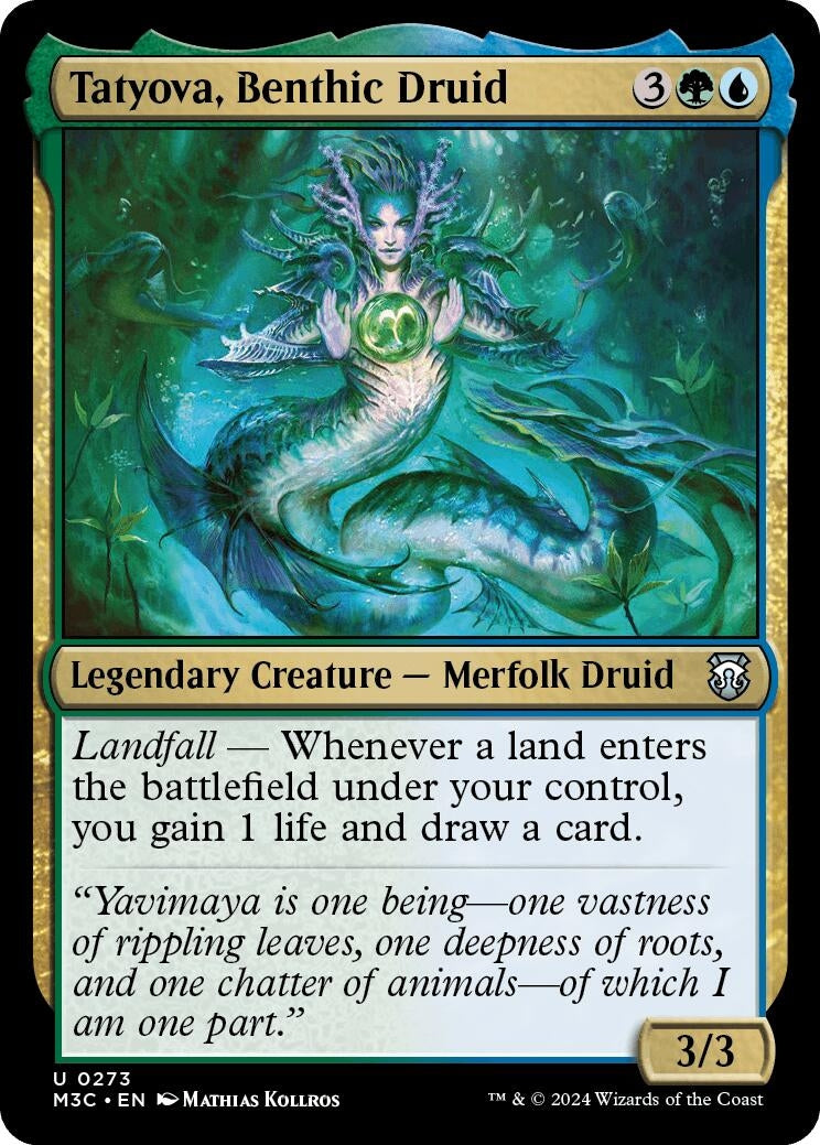 Tatyova, Benthic Druid (273) (Commander: Modern Horizons 3)
