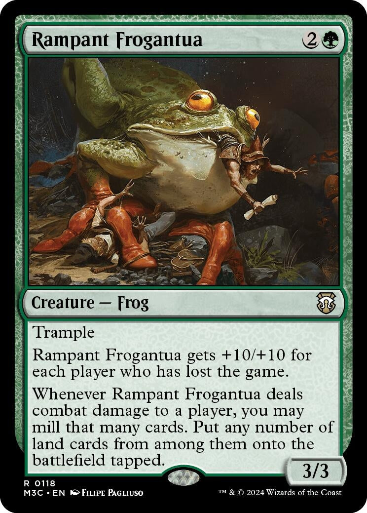 Rampant Frogantua (118) (Commander: Modern Horizons 3)