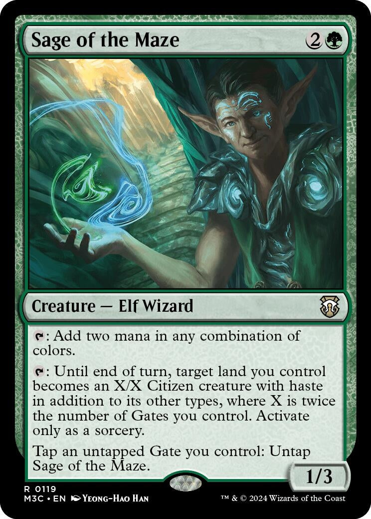 Sage of the Maze (119) (Commander: Modern Horizons 3)