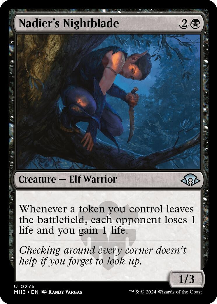 Nadier's Nightblade (275) (Modern Horizons 3)