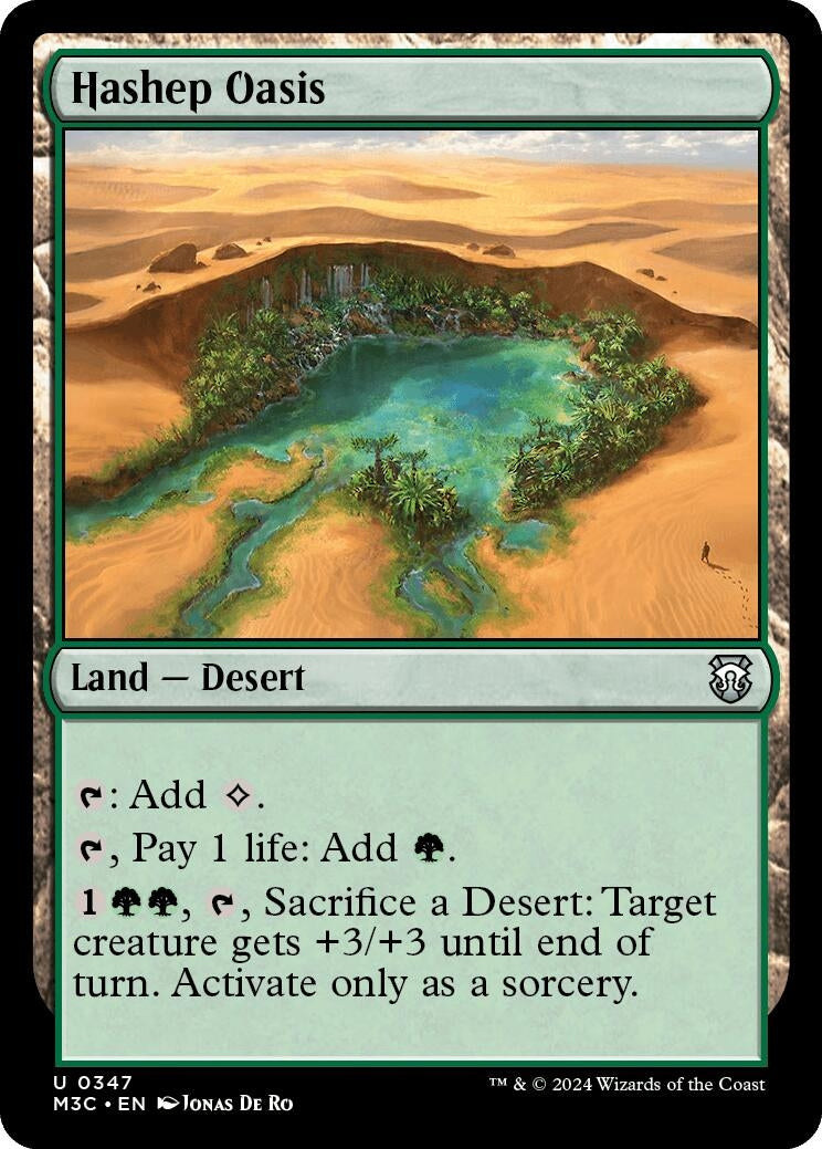 Hashep Oasis (347) (Commander: Modern Horizons 3)