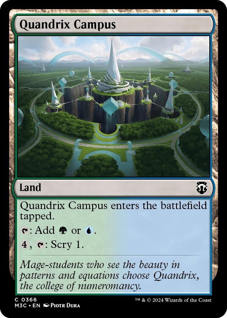 Quandrix Campus (366) (Commander: Modern Horizons 3)