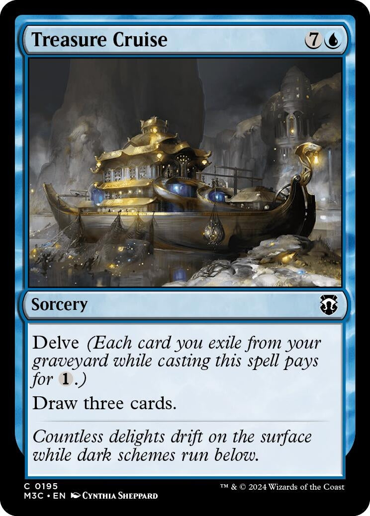Image for Treasure Cruise (195) - Magic: The Gathering