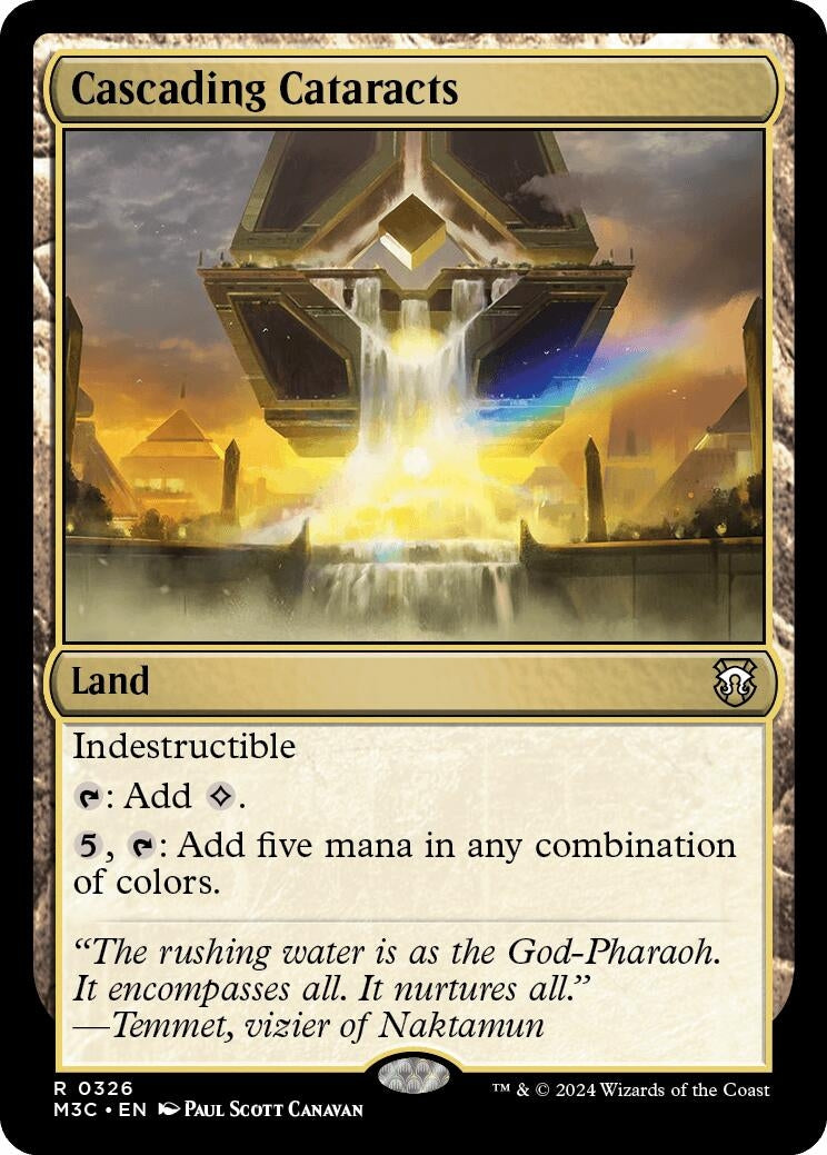 Cascading Cataracts (Ripple Foil) (326) (Commander: Modern Horizons 3)