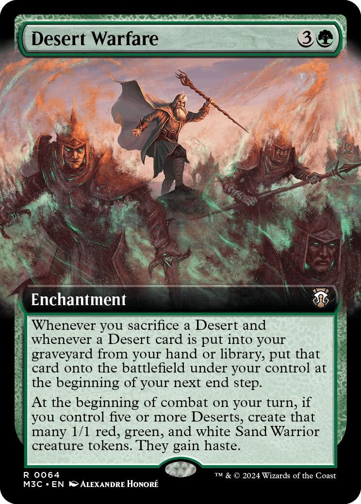 Desert Warfare (Extended Art) (64) (Commander: Modern Horizons 3)
