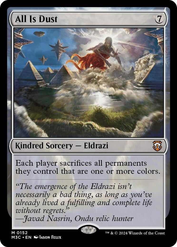 All Is Dust (Ripple Foil) (152) (Commander: Modern Horizons 3)