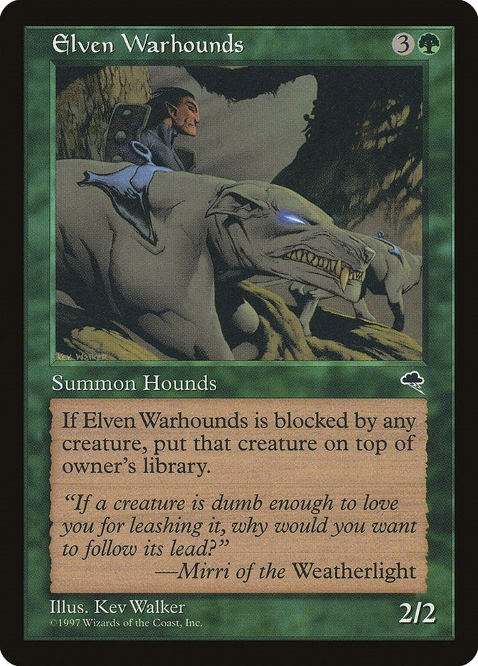 Elven Warhounds (225) (Tempest)