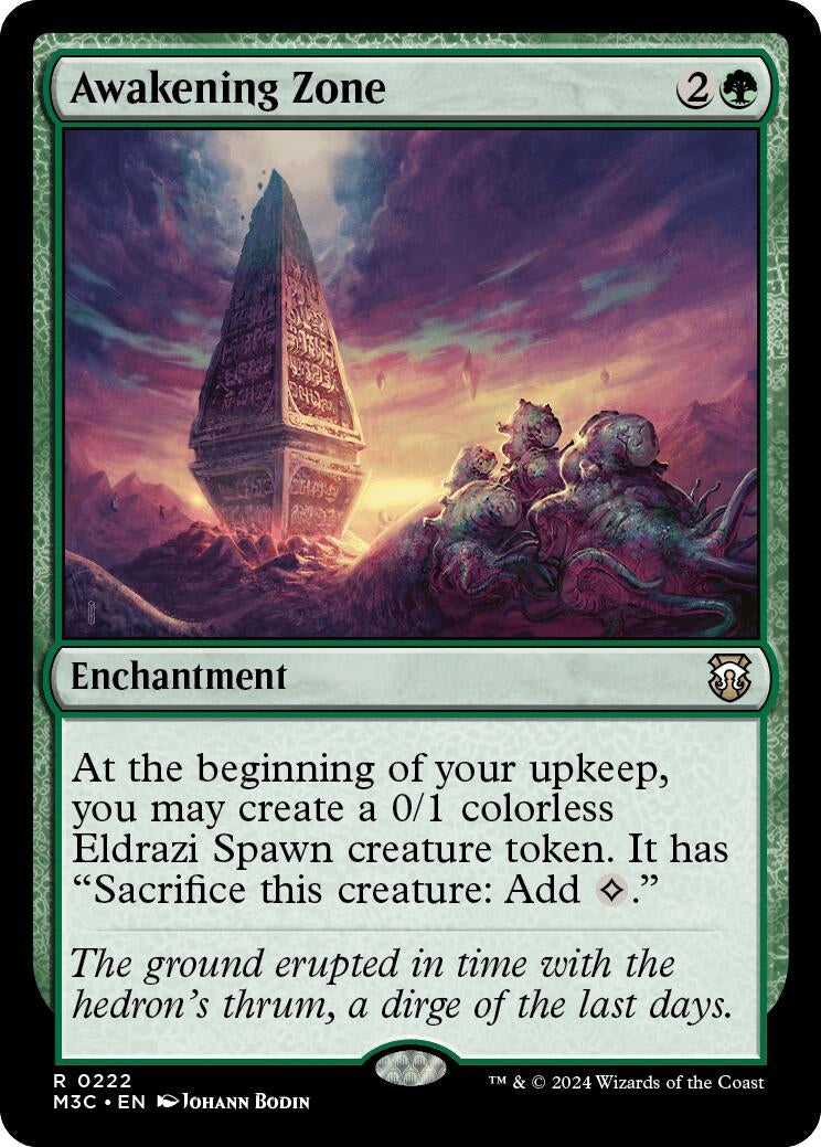 Awakening Zone (Ripple Foil) (222) (Commander: Modern Horizons 3)