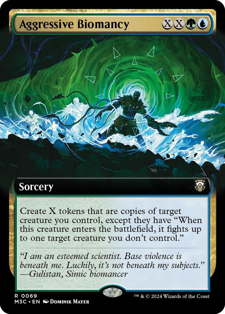 Aggressive Biomancy (Extended Art) (69) (Commander: Modern Horizons 3)