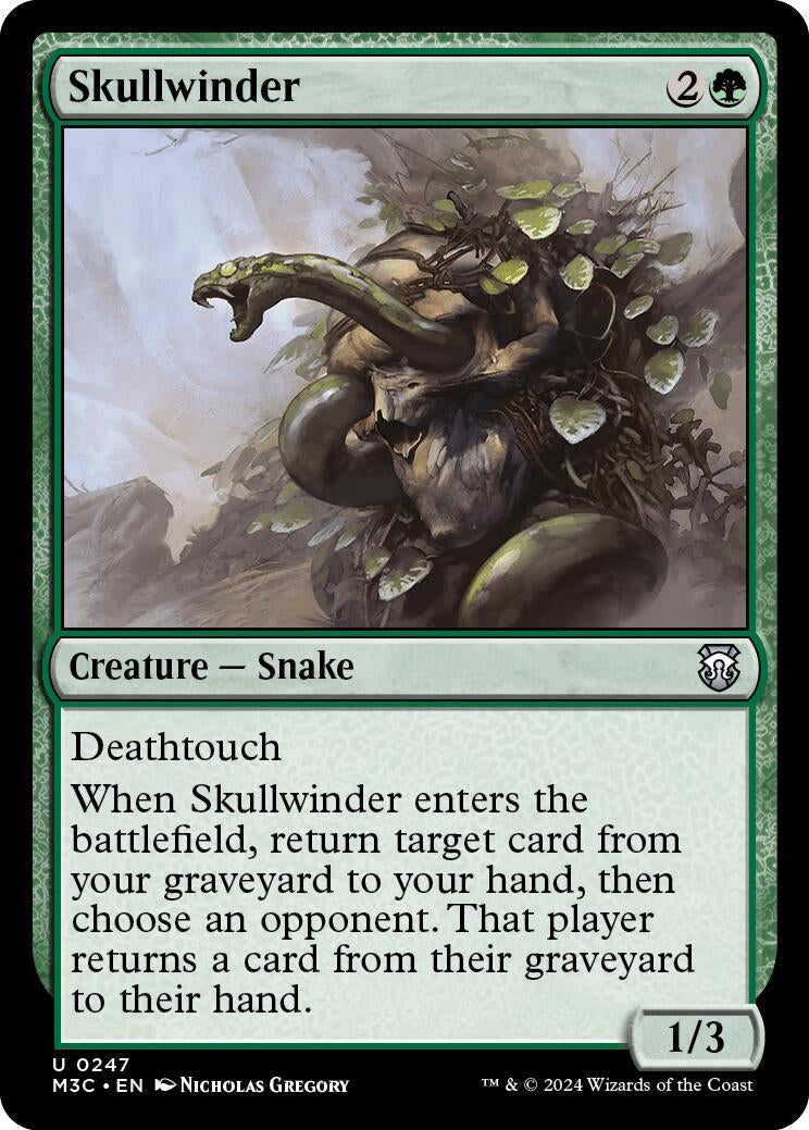 Skullwinder (Ripple Foil) (247) (Commander: Modern Horizons 3)