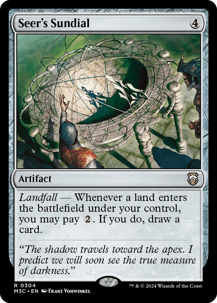 Seer's Sundial (Ripple Foil) (304) (Commander: Modern Horizons 3)