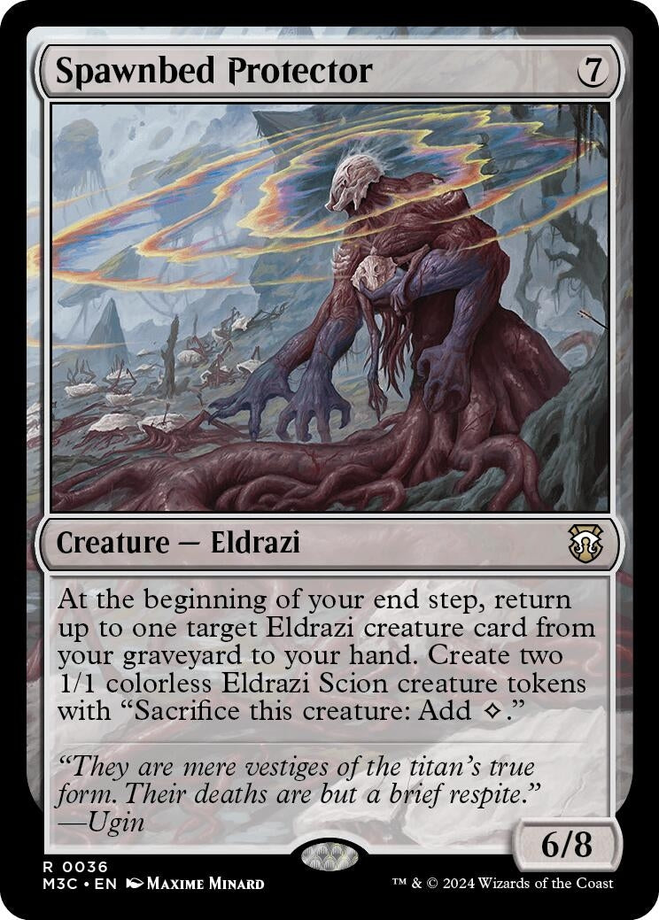 Spawnbed Protector (Ripple Foil) (36) (Commander: Modern Horizons 3)