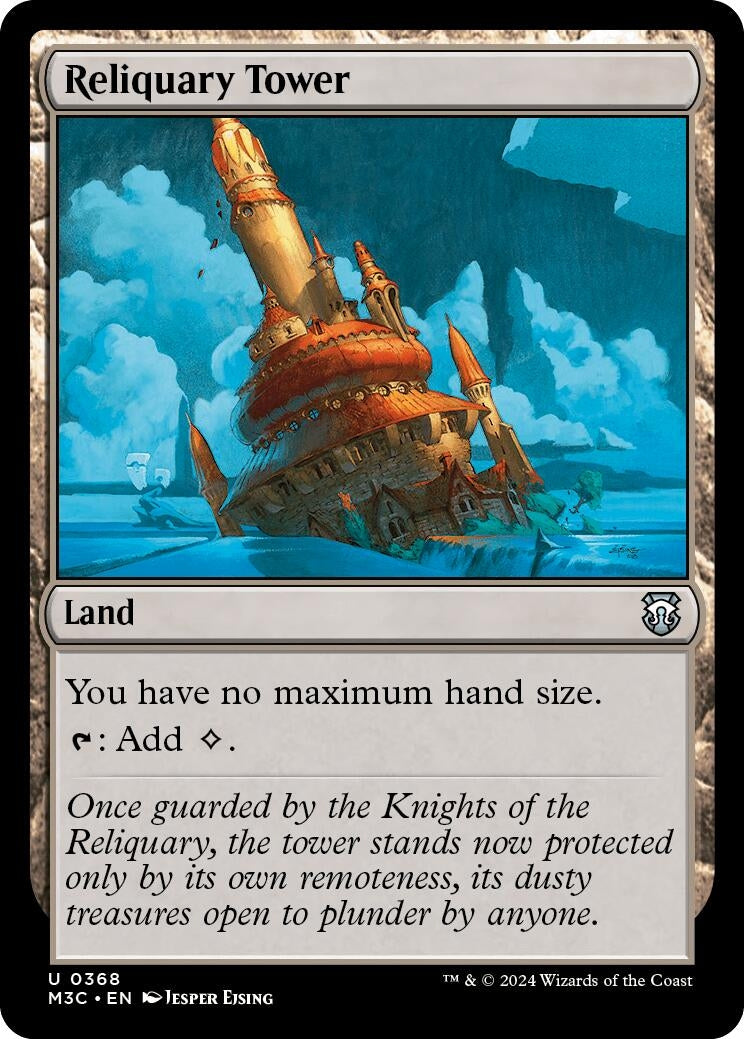 Reliquary Tower (Ripple Foil) (368) (Commander: Modern Horizons 3)