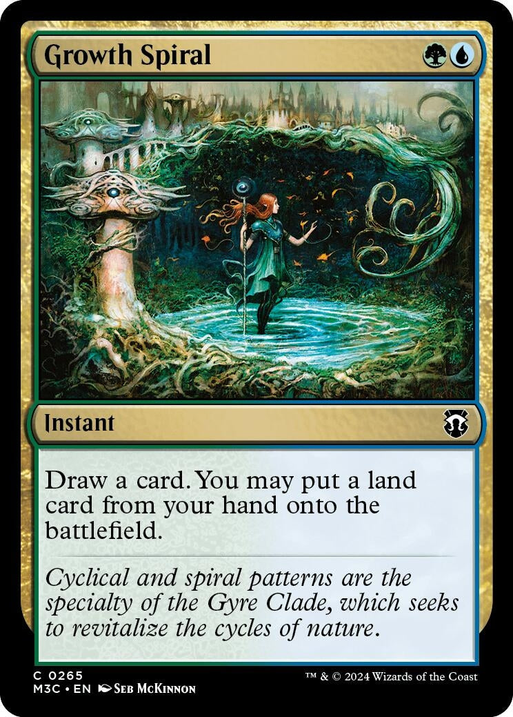 Growth Spiral (Ripple Foil) (265) (Commander: Modern Horizons 3)