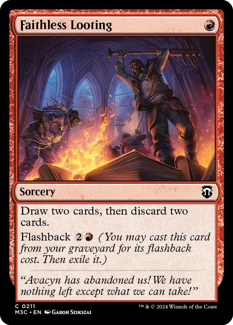 Faithless Looting (211) (Commander: Modern Horizons 3)