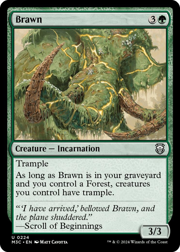 Brawn (224) (Commander: Modern Horizons 3)