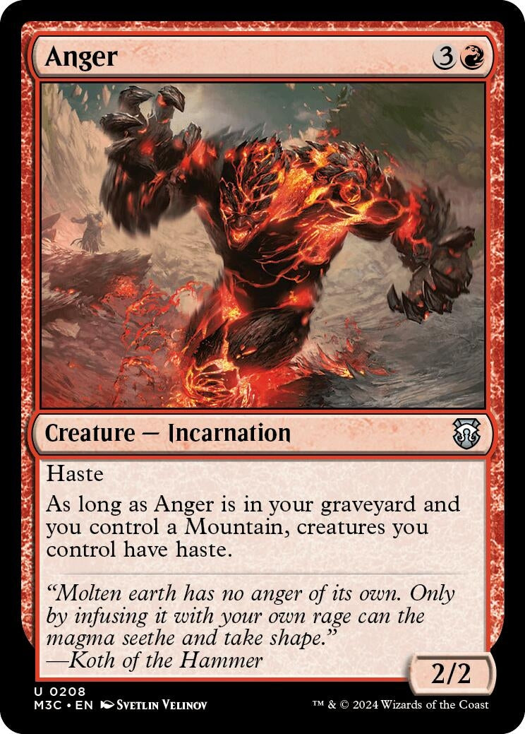 Anger (208) (Commander: Modern Horizons 3)