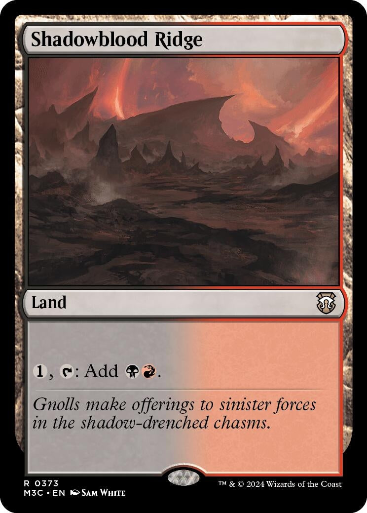 Shadowblood Ridge (373) (Commander: Modern Horizons 3)