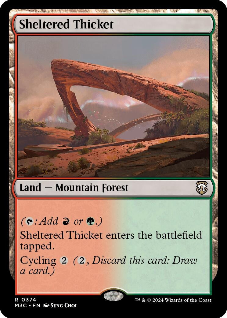 Sheltered Thicket (374) (Commander: Modern Horizons 3)
