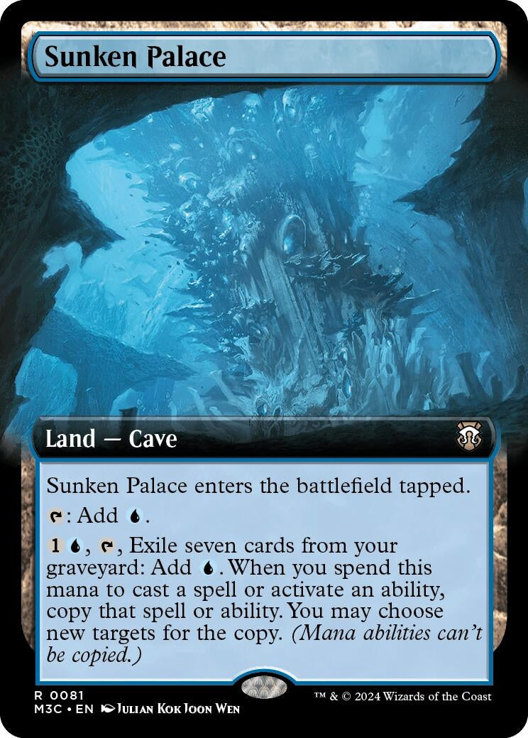 Sunken Palace (Extended Art) (Ripple Foil) (81) (Commander: Modern Horizons 3)