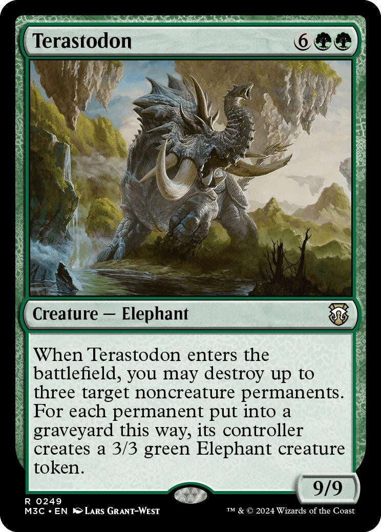 Terastodon (Ripple Foil) (249) (Commander: Modern Horizons 3)