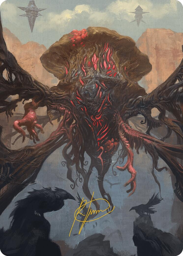 Inversion Behemoth Art Card (Gold-Stamped Signature) (27) (Art Series: Modern Horizons 3)