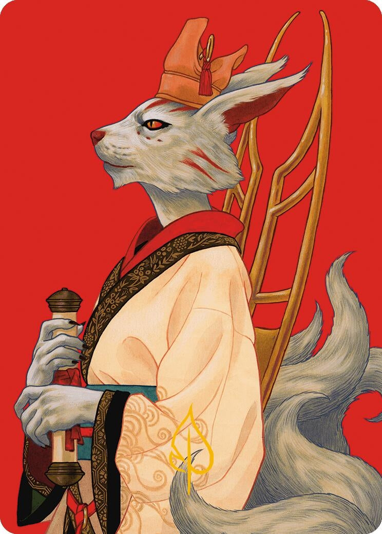 Pearl-Ear, Imperial Advisor Art Card (Gold-Stamped Signature) (45) (Art Series: Modern Horizons 3)