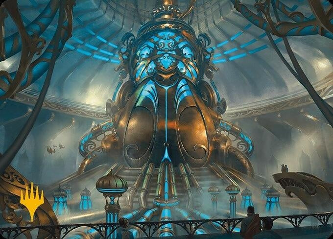 Aether Refinery Art Card (Gold-Stamped Planeswalker Symbol) (30) (Art Series: Modern Horizons 3)