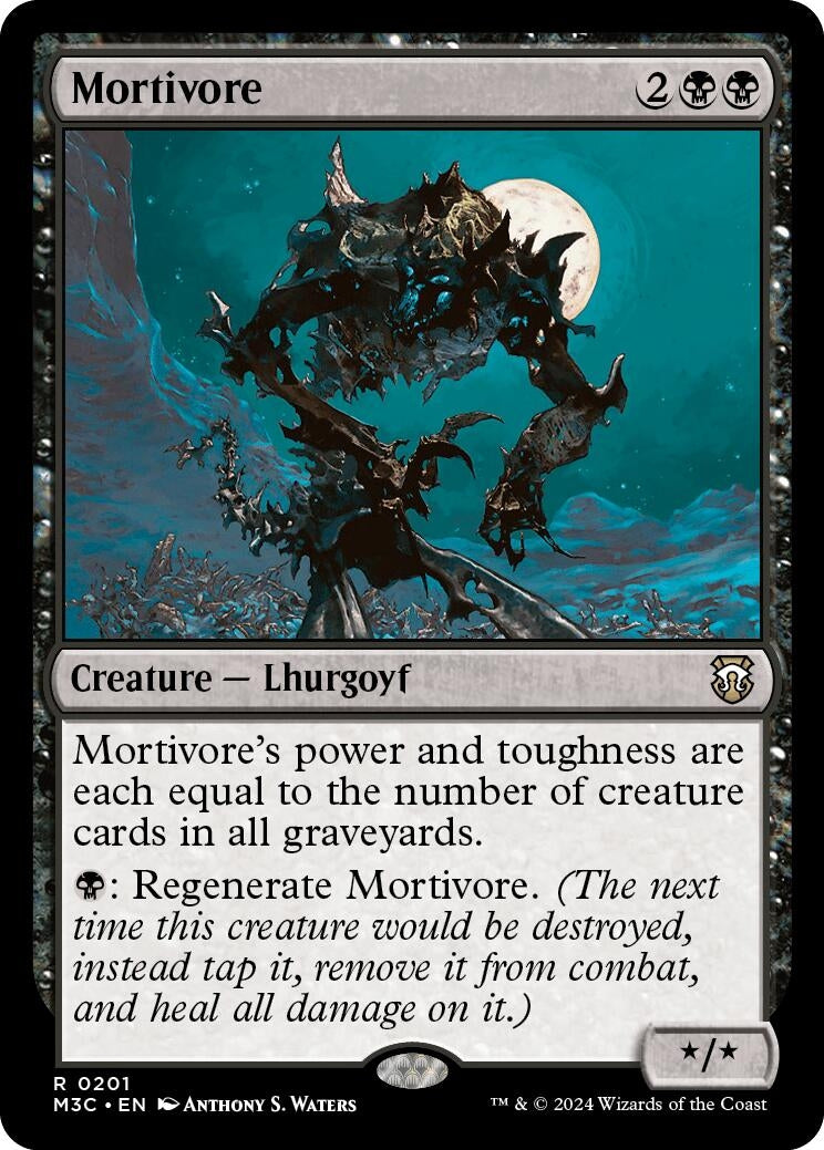 Mortivore (Ripple Foil) (201) (Commander: Modern Horizons 3)