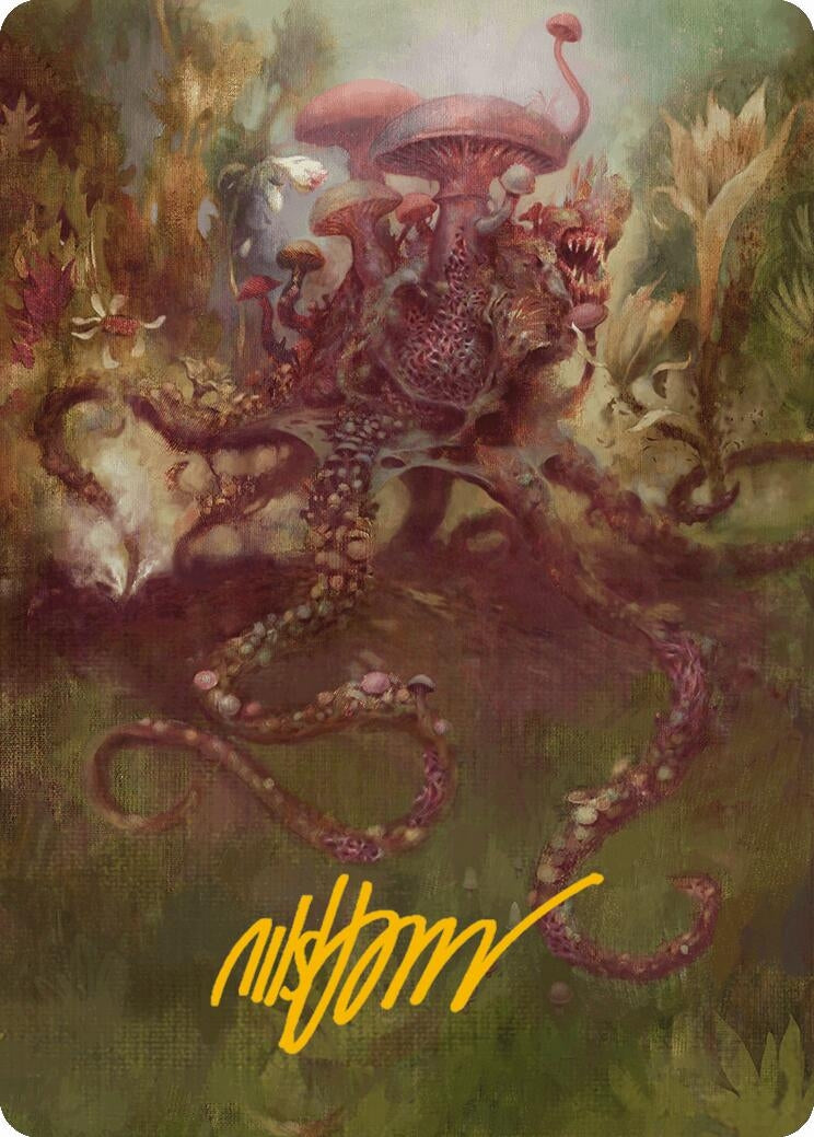 Sowing Mycospawn Art Card (Gold-Stamped Signature) (40) (Art Series: Modern Horizons 3)