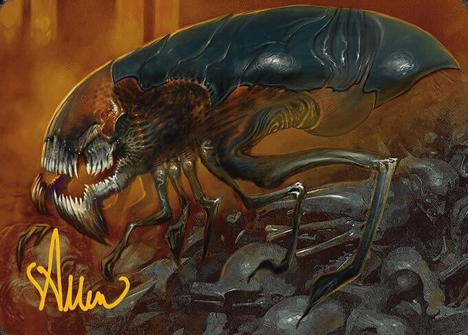 Cranial Ram Art Card (Gold-Stamped Signature) (13) (Art Series: Modern Horizons 3)