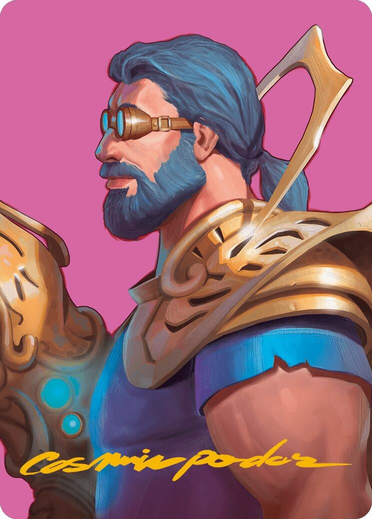 Satya, Aetherflux Genius Art Card (Gold-Stamped Signature) (26) (Art Series: Modern Horizons 3)