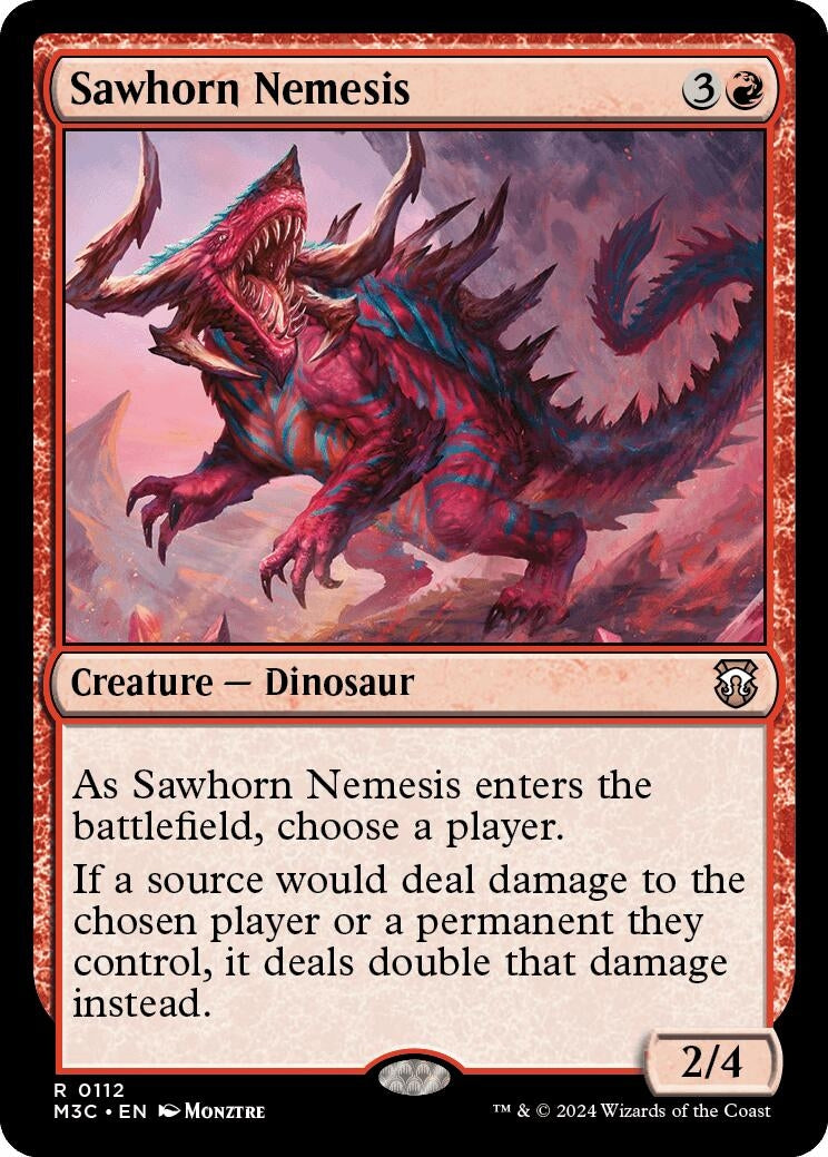Sawhorn Nemesis (112) (Commander: Modern Horizons 3)