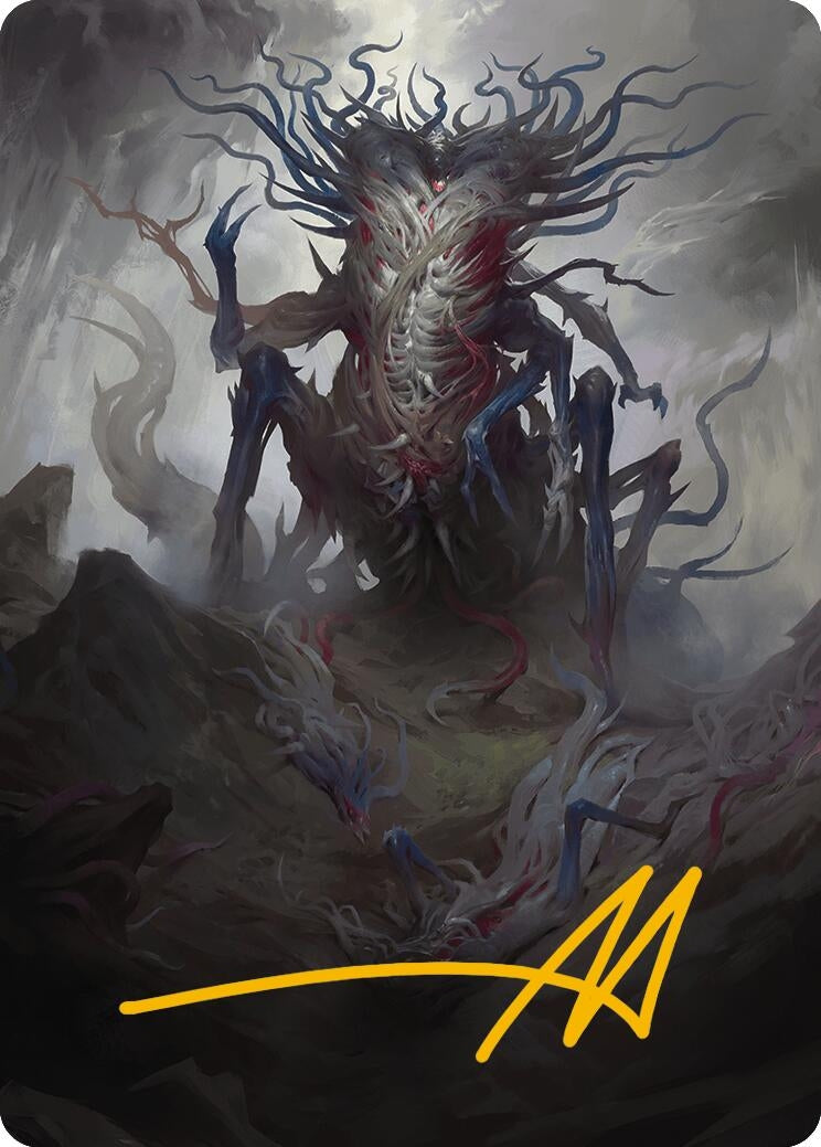 Azlask, the Swelling Scourge Art Card (Gold-Stamped Signature) (25) (Art Series: Modern Horizons 3)