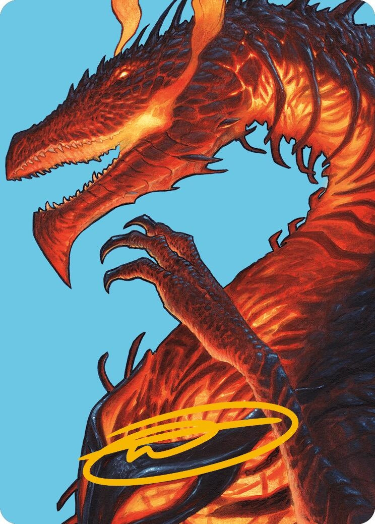 Herigast, Erupting Nullkite Art Card (Gold-Stamped Signature) (44) (Art Series: Modern Horizons 3)
