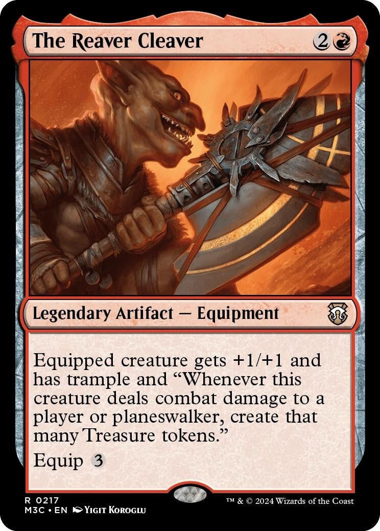 The Reaver Cleaver (Ripple Foil) (217) (Commander: Modern Horizons 3)