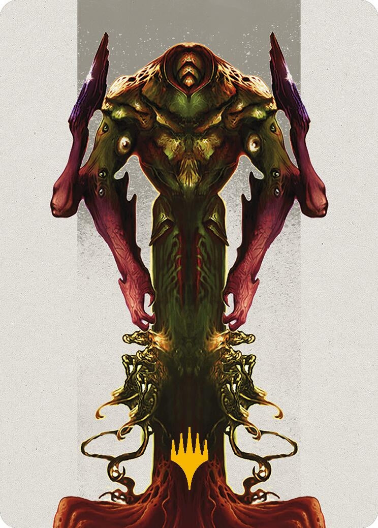 Kozilek, the Broken Reality Art Card (Gold-Stamped Planeswalker Symbol) (51) (Art Series: Modern Horizons 3)