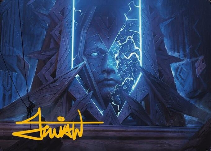Stone Idol Generator Art Card (Gold-Stamped Signature) (35) (Art Series: Modern Horizons 3)