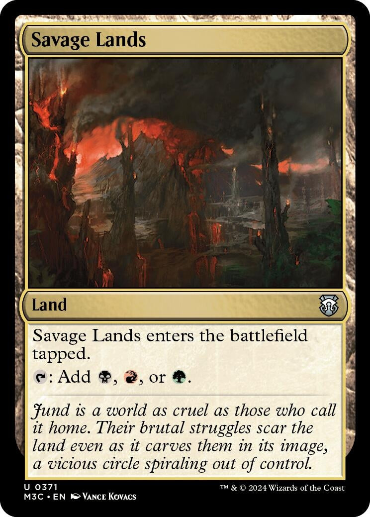Savage Lands (Ripple Foil) (371) (Commander: Modern Horizons 3)