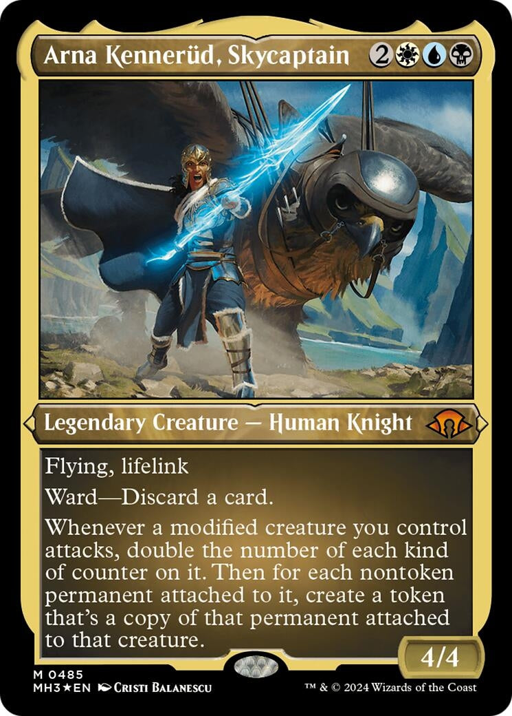 Arna Kennerud, Skycaptain (Foil Etched) (485) (Modern Horizons 3)