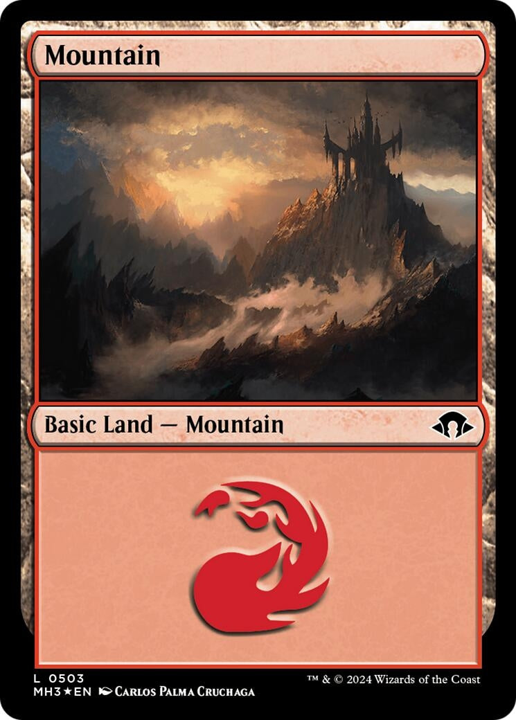 Mountain (0503) (Ripple Foil) (503) (Modern Horizons 3)