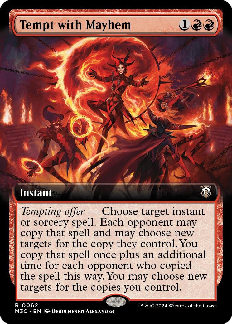 Tempt with Mayhem (Extended Art) (62) (Commander: Modern Horizons 3)