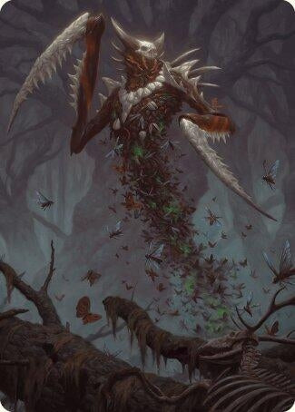 Grist, the Plague Swarm Art Card (18) (Art Series: Modern Horizons 3)