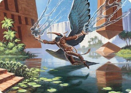 Nadu, Winged Wisdom Art Card (14) (Art Series: Modern Horizons 3)