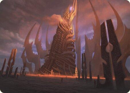 Phyrexian Tower Art Card (23) (Art Series: Modern Horizons 3)